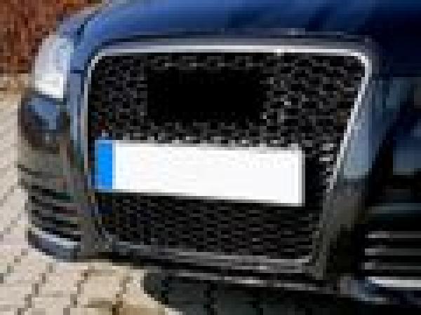 Kühlergrill Wabengrill Front Grill Emblemhalter passend für Audi A6 4F 2008-2011