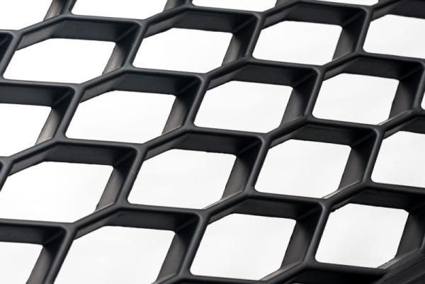 Frontgrill Sport schwarz aus stabilem ASB-Kunststoff passend für Audi TT 8N