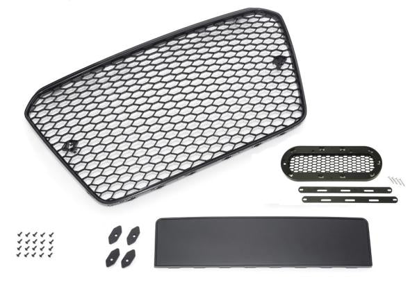 Sportgrill Frontgrill Kühlergrill Wabengrill Passend für Audi A5 S5 12-16 Wabengrill mit Emblemhalter