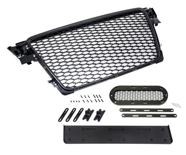 Kühlergrill Sport mit Emblem und Kennzeichenhalter passend für Audi A4 B8 8K 2007-2012