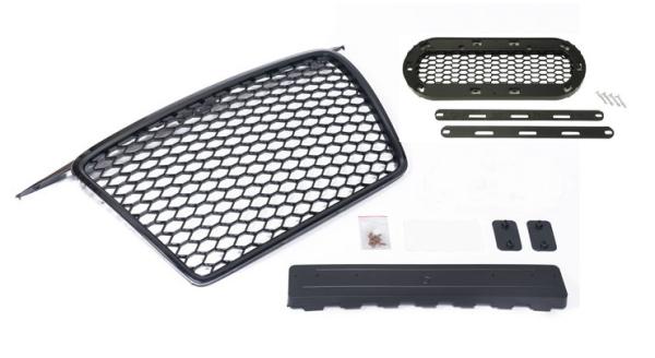 Sportgrill Frontgrill Kühlergrill Wabengrill Passend für Audi A3 8P Grill mit Emblemhalter 05-08