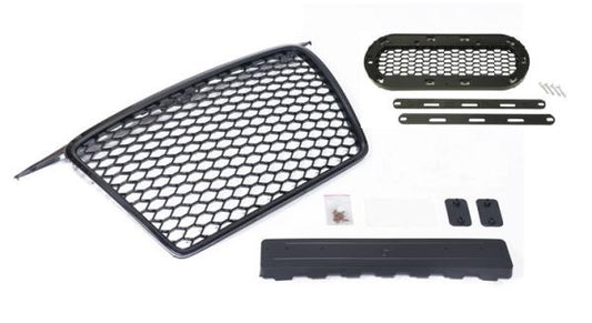 Sportgrill Frontgrill Kühlergrill Wabengrill Passend für Audi A3 8P Grill mit Emblemhalter 05-08