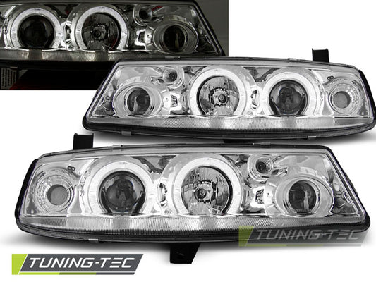 Scheinwerfer OPEL CALIBRA 09.90-06.97 Angel Eyes Chrom passend für