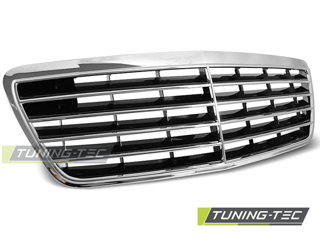 Sportgrill Chrom passend für Mercedes W210 E-Klasse 06.99-03.02