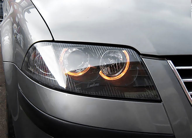 Scheinwerfer Angel Eyes Schwarz passend für VW PASSAT 3BG B5 FL 09.00-03.05