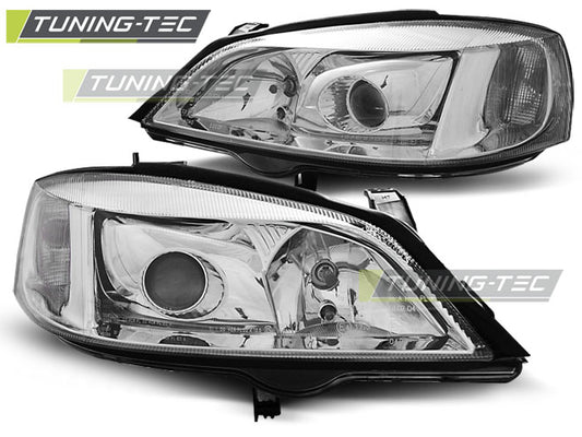 Scheinwerfer OPEL ASTRA G 09.97-02.04 Chrom H7 passend für