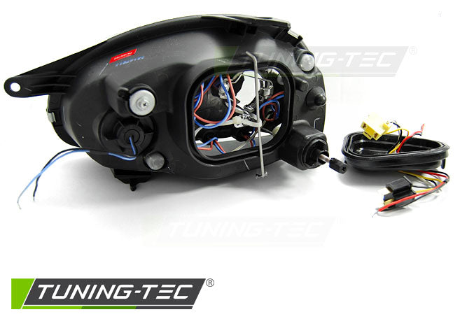 Scheinwerfer OPEL CORSA B 02.93-10.00 Angel Eyes Schwarz passend für