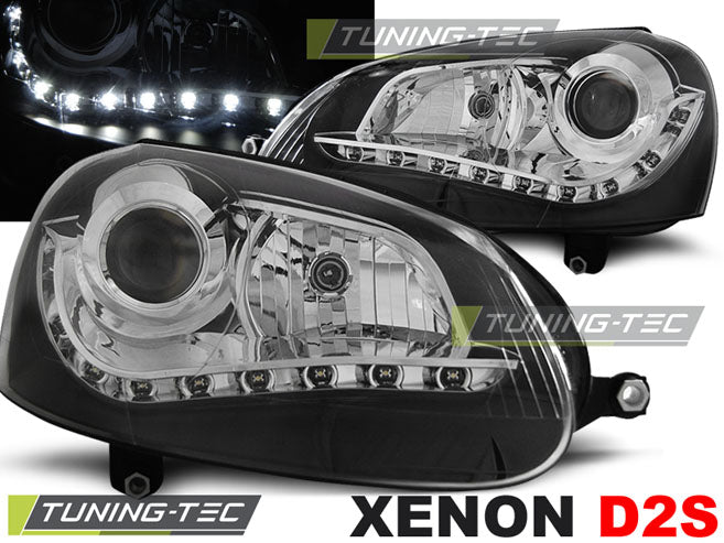 Scheinwerfer XENON Schwarz passend für VW GOLF 5