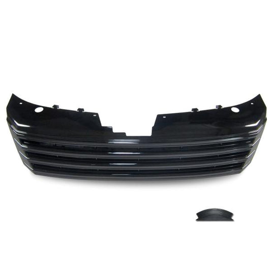 Kühlergrill ohne Emblem, hochglanz schwarz passend für VW Passat B7 (Typ 36) ab Baujahr 11/2010-