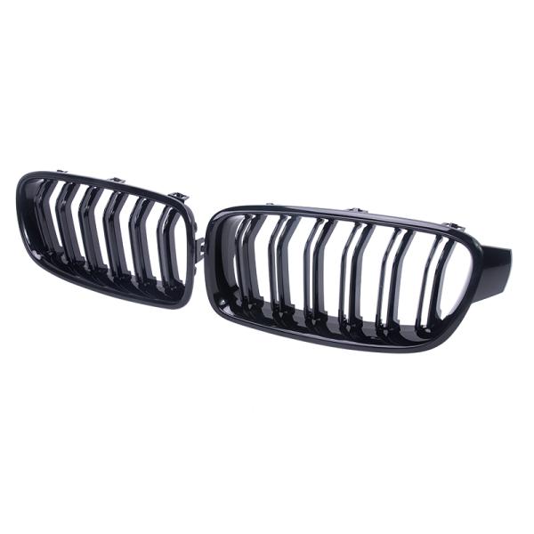 Sport Kühlergrill Doppelsteg Performance Glanz passend für BMW 3er F30 F31 11-19
