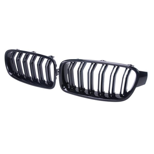 Sport Kühlergrill Doppelsteg Performance Glanz passend für BMW 3er F30 F31 11-19