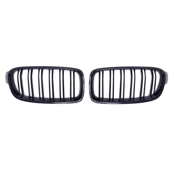 Sport Kühlergrill Doppelsteg Performance Glanz passend für BMW 3er F30 F31 11-19