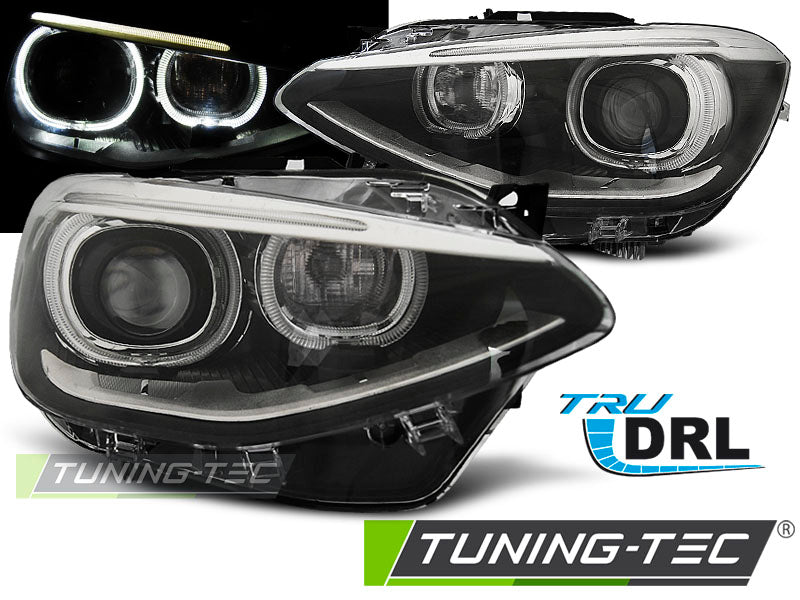 Scheinwerfer LED-Tagfahrlicht Schwarz passend für BMW F20 / 21 11-12.14
