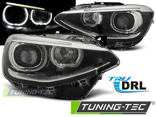 Scheinwerfer LED-Tagfahrlicht Schwarz passend für BMW F20 / 21 11-12.14