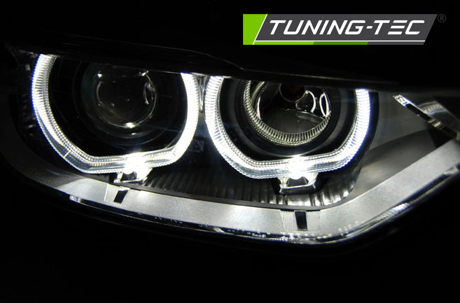 Scheinwerfer Angel Eyes LED Schwarz passend für BMW F30/F31 10.11 - 05.15