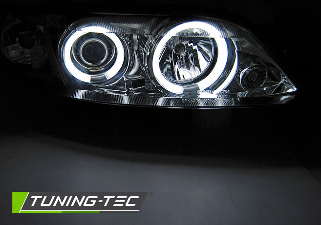 Scheinwerfer OPEL VECTRA B 99-03.02 Angel Eyes CCFL Chrom passend für