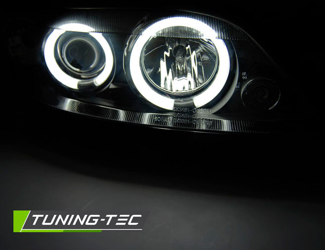 Scheinwerfer OPEL VECTRA B 99-03.02 Angel Eyes CCFL Schwarz passend für