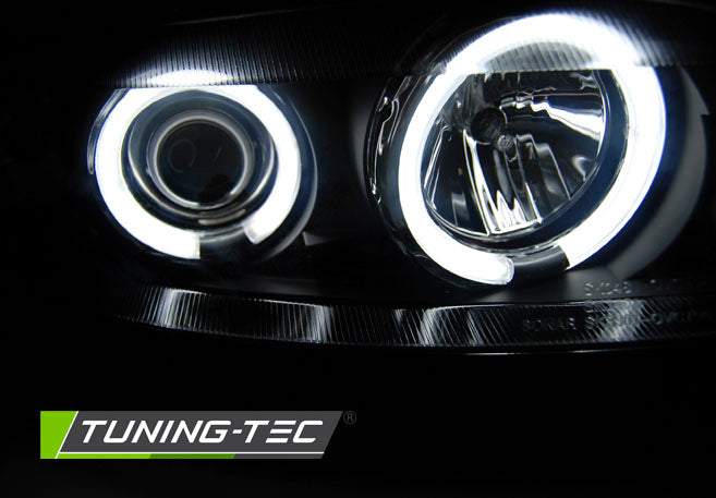 Scheinwerfer OPEL VECTRA B 99-03.02 Angel Eyes CCFL Schwarz passend für