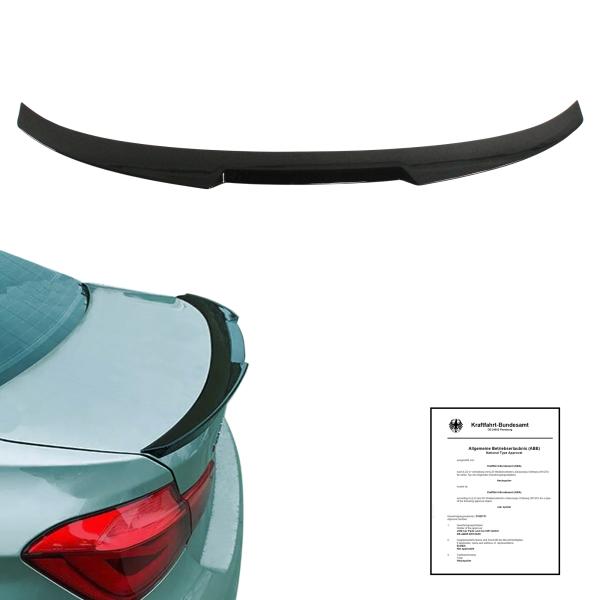 Heckspoiler 3er F30 Limo schwarz glänzend mit ABE passend für BMW 3er (F30) Limo, 2011-2019