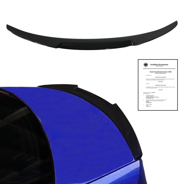 Heckspoler Kofferraumspoiler Spoilerlippe Spoiler, ABE, passend für BMW 3er (E90) Limo, 2005-2011