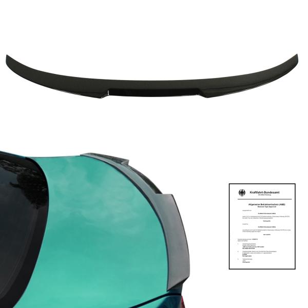 Heckspoiler Spoiler Flügel Heck Lippe für 5er F10 2010-2017,ABS,schwarz glänzend mit ABE