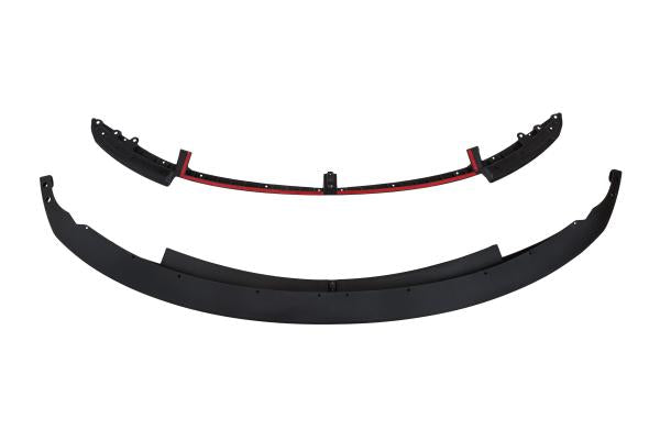 Spoilerlippe vorn +ABE+ schwarz matt, einteilig, Sport Look passend für BMW 3er F30 Limousine ab Baujahr 10/2011- F31 Touring