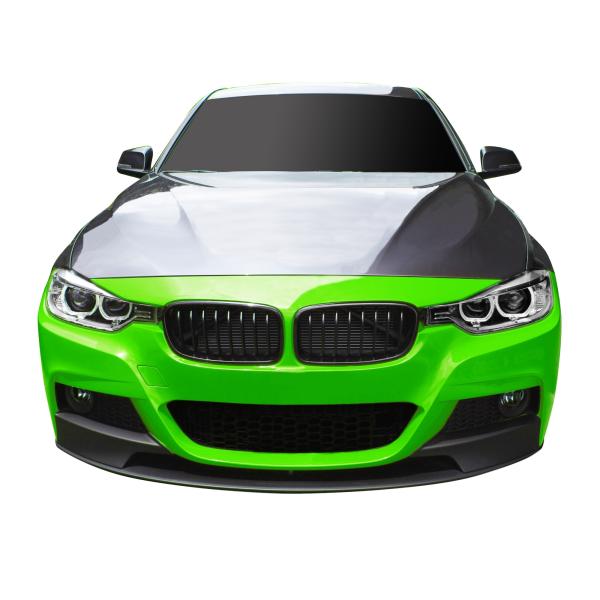 Spoilerlippe vorn +ABE+ schwarz matt, einteilig, Sport Look passend für BMW 3er F30 Limousine ab Baujahr 10/2011- F31 Touring