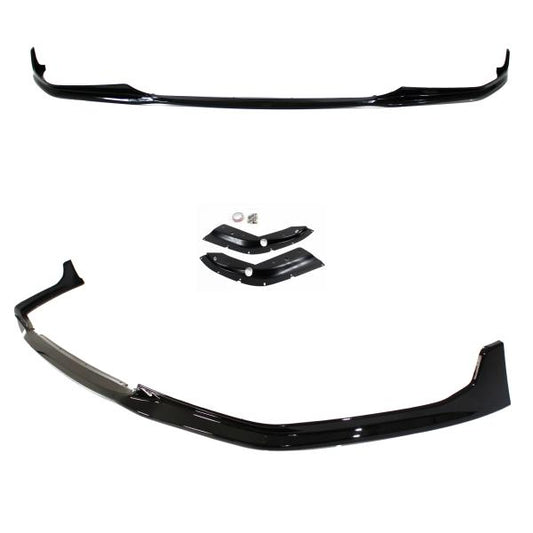 Frontspoiler Ansatz Lippe Stossstange Sport Performance+ABE+ schwarz passend für BMW 3er, G20, 2019- G21 Touring