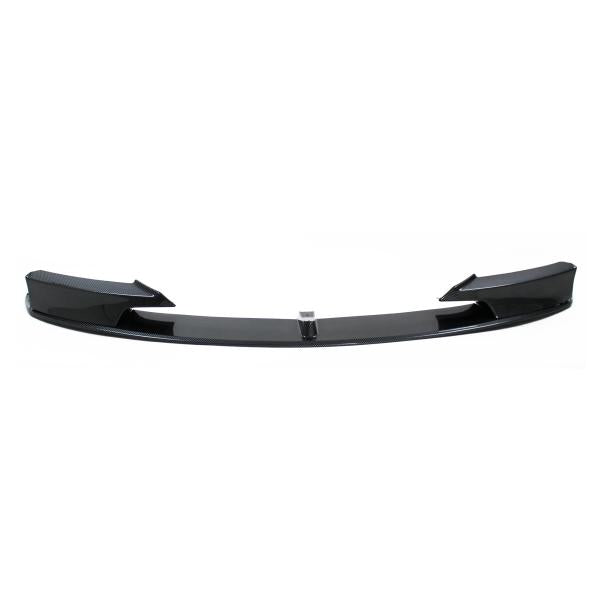 Frontspoiler Frontspoilerlippe Frontflap Spoiler Splitter Carbon Optik, 1-teilig +ABE+ passend für BMW 3er, F30, F31, 10/2011-2019 (nur für M-Paket)