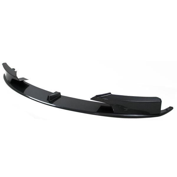 Frontspoiler Frontspoilerlippe Frontflap Spoiler Splitter Carbon Optik, 1-teilig +ABE+ passend für BMW 3er, F30, F31, 10/2011-2019 (nur für M-Paket)