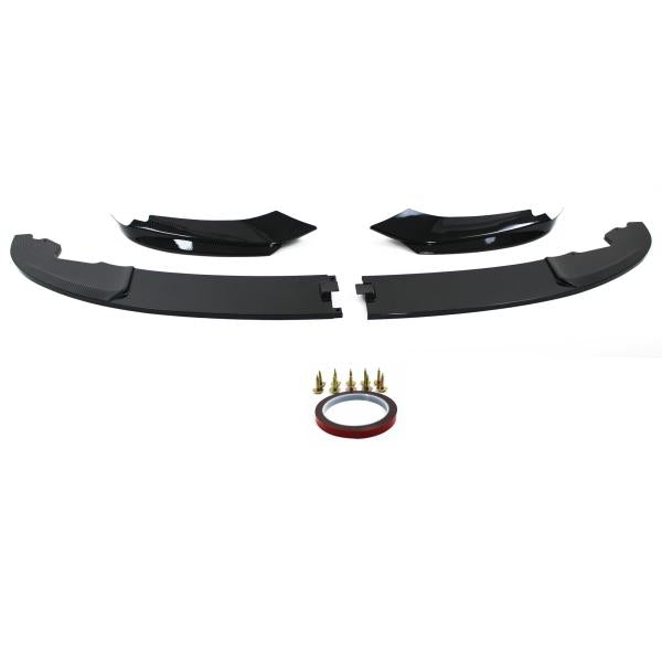 Frontspoiler Ansatz Lippe Stossstange Sport Performance+ABE+ Carbon Optik 2-teilig, passend für BMW 4er F32/ F33/ F36, 2013-2021