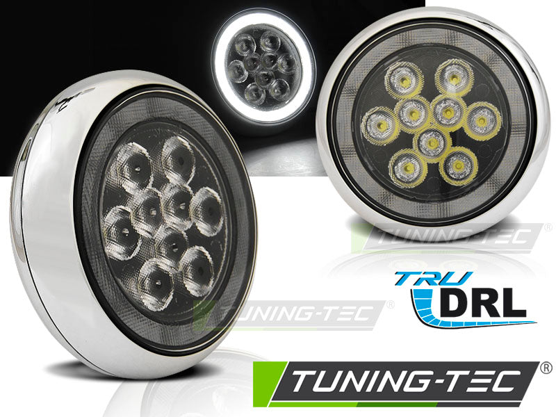 Nebelscheinwerfer Angel Eyes LED LED-Tagfahrlicht UNIVERSAL passend für BMW MINI COOPER