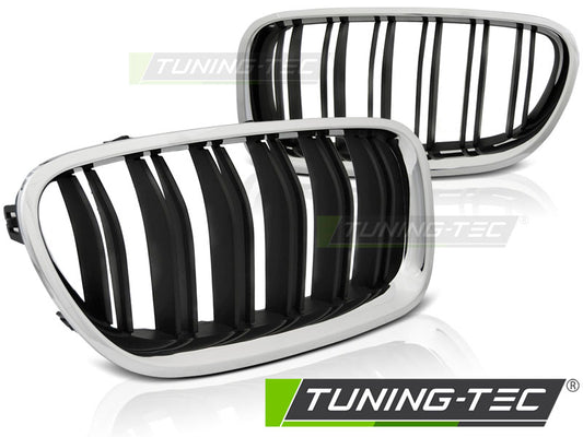 Sportgrill Chrom/Schwarz Sportoptik passend für BMW F10 / F11 10-16