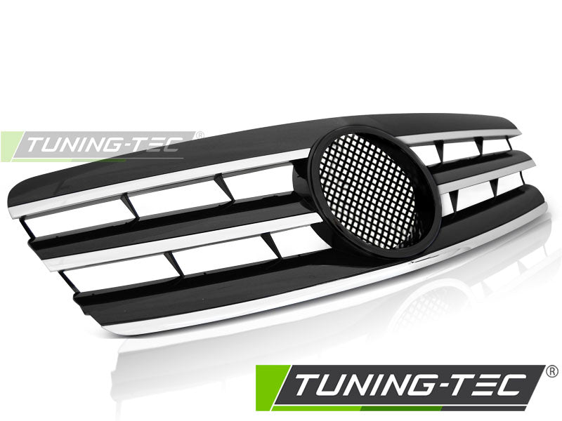 Sportgrill Schwarz/Chrom passend für Mercedes W203 00-07