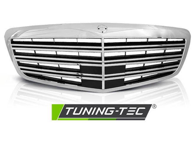 Sportgrill Chrom/Schwarz passend für Mercedes W221 09-13