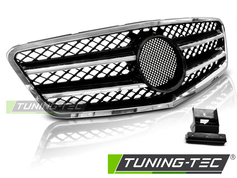 Sportgrill Schwarz/Chrom passend für Mercedes W212 09-13