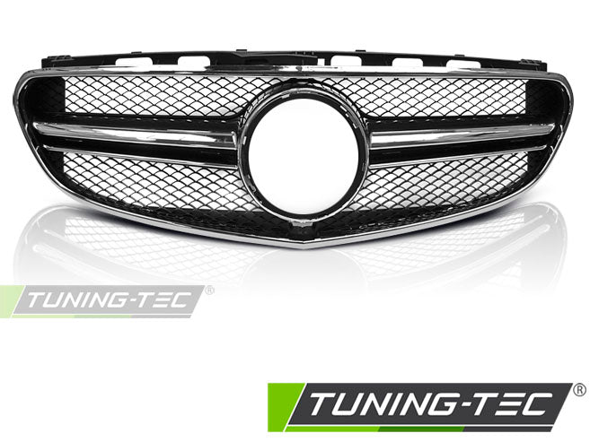 Sportgrill Schwarz/Chrom passend für Mercedes W212 13-16