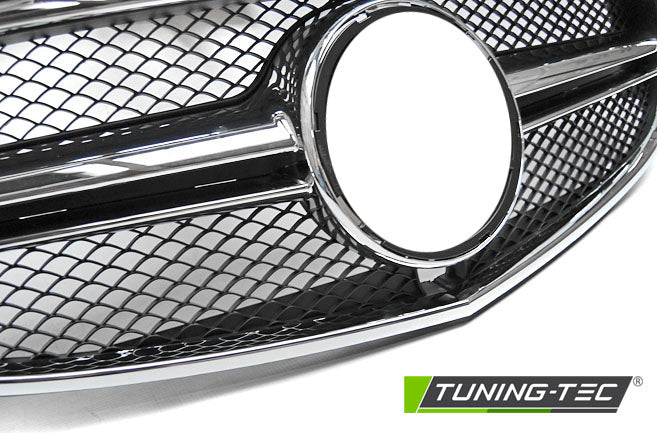 Sportgrill Schwarz/Chrom passend für Mercedes W212 13-16