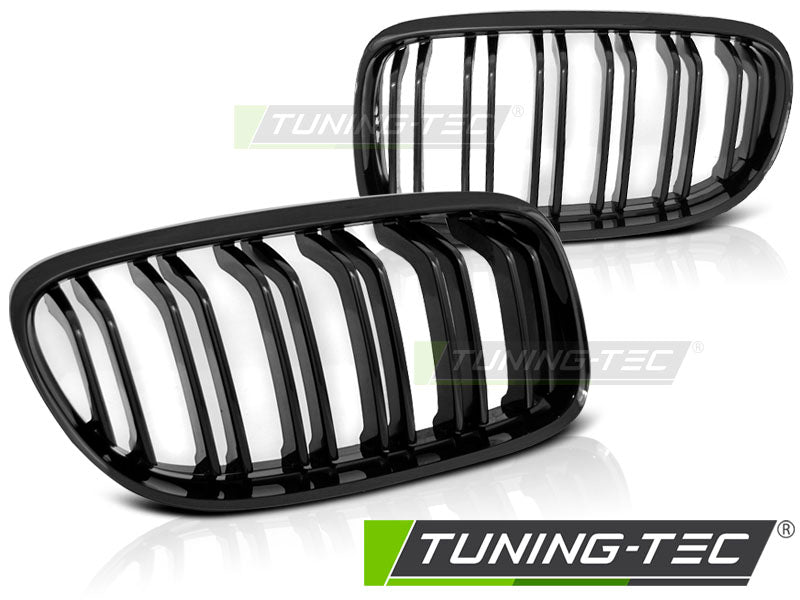 Sportgrill Schwarz glänzend Doppelsteg Sportoptik passend für BMW E90 / E91 LCI 09-