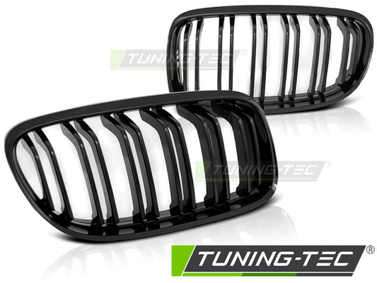 Sportgrill Schwarz glänzend Doppelsteg Sportoptik passend für BMW E90 / E91 LCI 09-