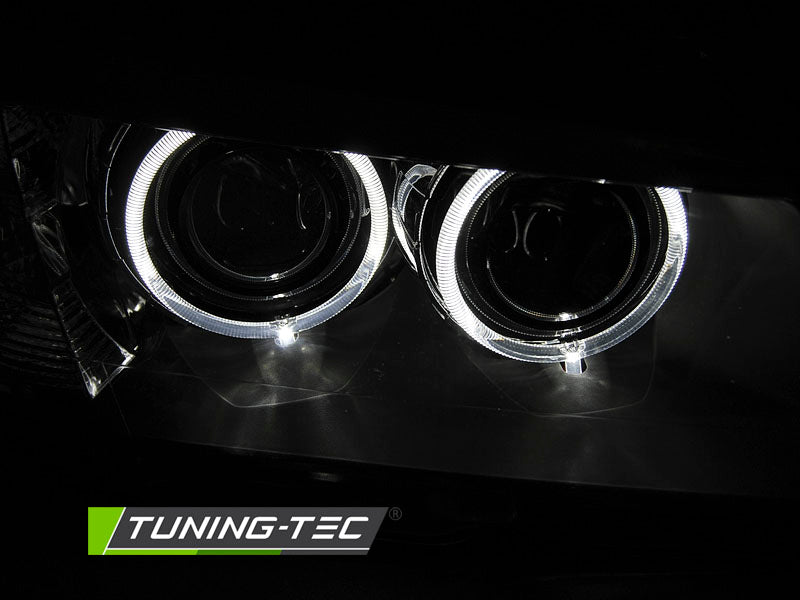 Scheinwerfer Angel Eyes LED Schwarz passend für BMW X3 F25 10-07.14