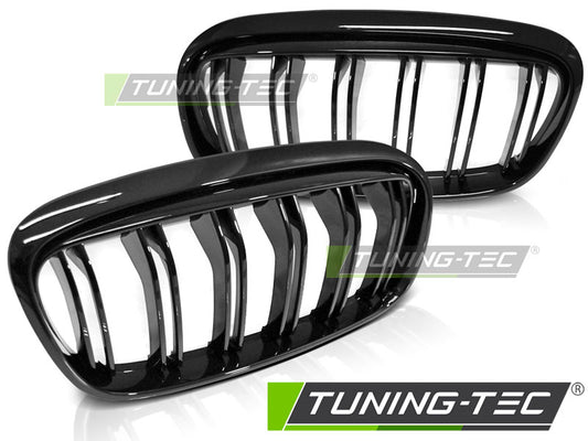 Sportgrill Schwarz glänzend Doppelsteg passend für BMW F45/F46 14-18
