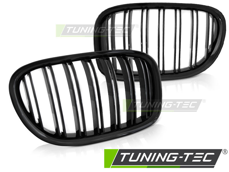 Sportgrill Schwarz glänzend Doppelsteg passend für BMW F01 09-15