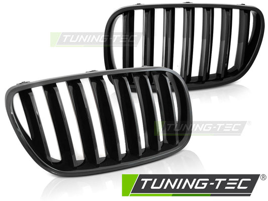 Sportgrill Schwarz glänzend passend für BMW X3 E83 LCI 06-10