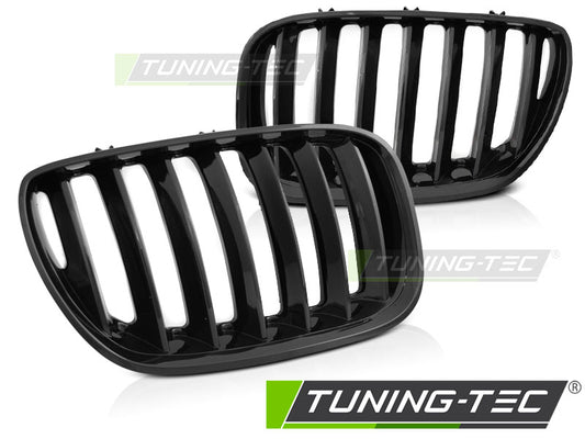 Sportgrill Schwarz glänzend passend für BMW X5 E53 LCI 04-06