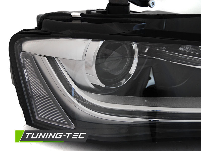 Scheinwerfer LED-Tagfahrlicht Schwarz passend für AUDI A4 B8 12-15