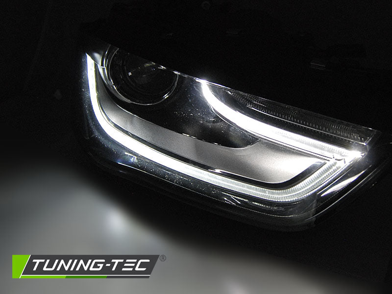 Scheinwerfer LED-Tagfahrlicht Schwarz passend für AUDI A4 B8 12-15