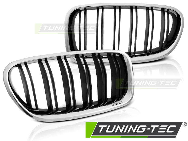 Sportgrill Chrom Schwarz glänzend Sportoptik passend für BMW F10 / F11 10-16