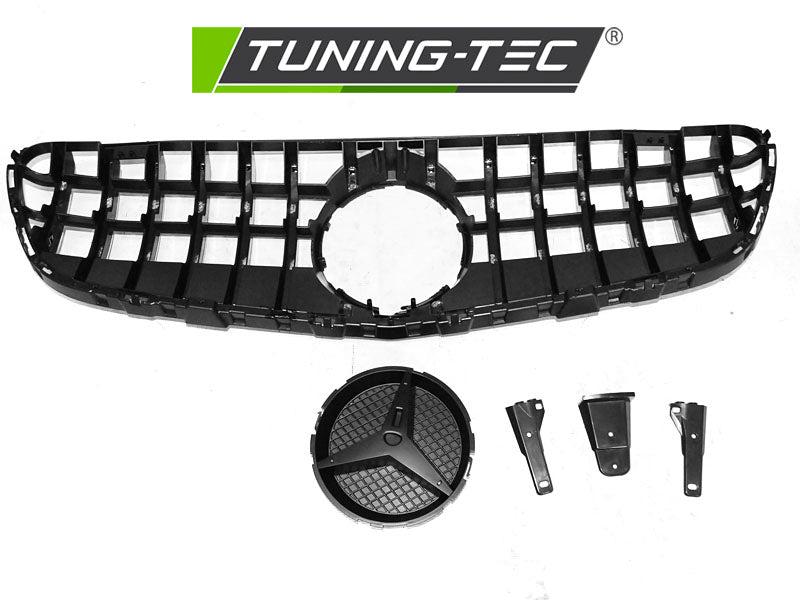 Sportgrill Schwarz glänzend passend für Mercedes GLC W253 15-18