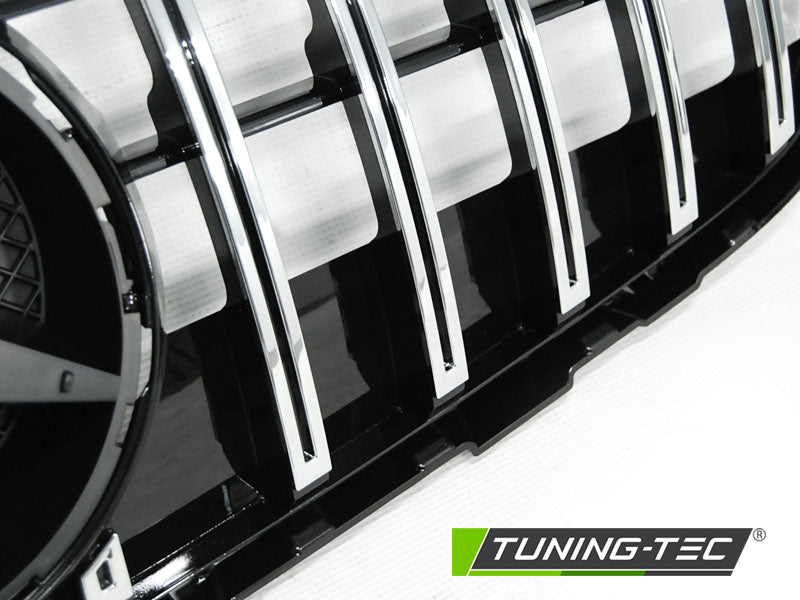 Sportgrill Schwarz glänzend/Chrom passend für Mercedes GLC W253 15-18